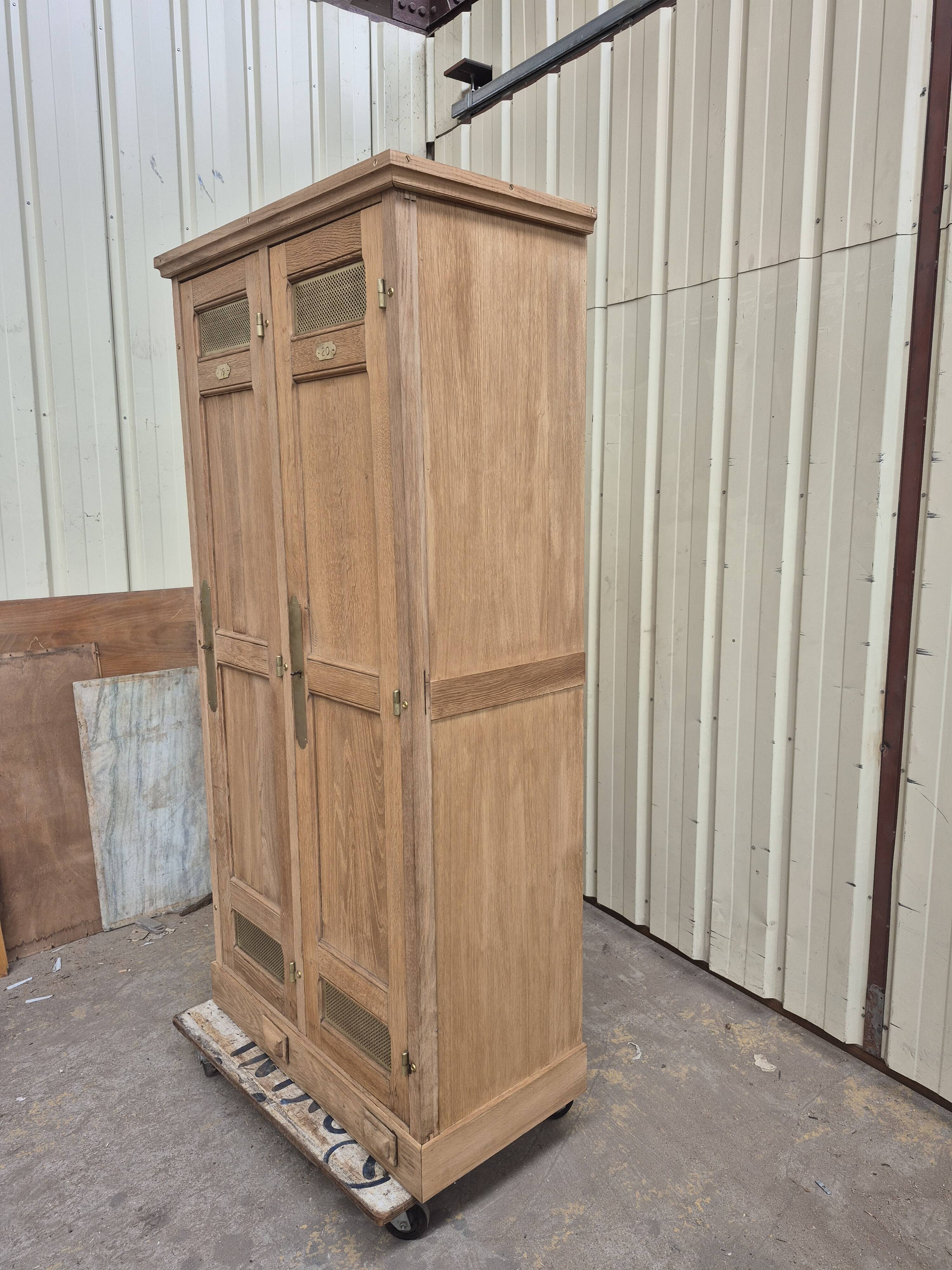 antique oak wardrobe Bank of France