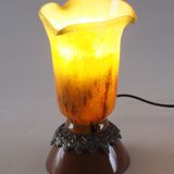 Multicoloured glass paste lamp