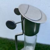 Oil and vinegar, stainless steel, Italian industrial design Achille Castiglioni, Alessi, 1984