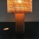 Lampe bambou et rabane