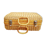 Wicker suitcase