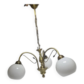 Vintage Art Nouveau chandelier, Poland, 1970s