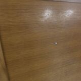 Armoire penderie 1950 pieds compas portes coulissantes plateau neuf