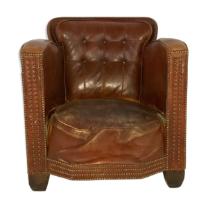 Fauteuil en cuir
