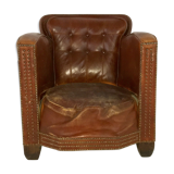 Pretty leather armchair