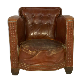 Pretty leather armchair