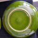 Set of 6 green oyster plates 25 cm – C.E.S France – Very good condition
