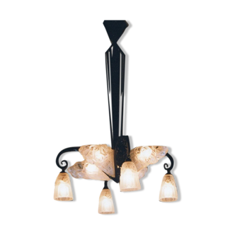 Degue art deco chandelier