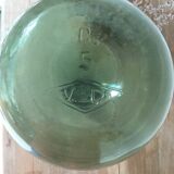 Vintage green demijohn
