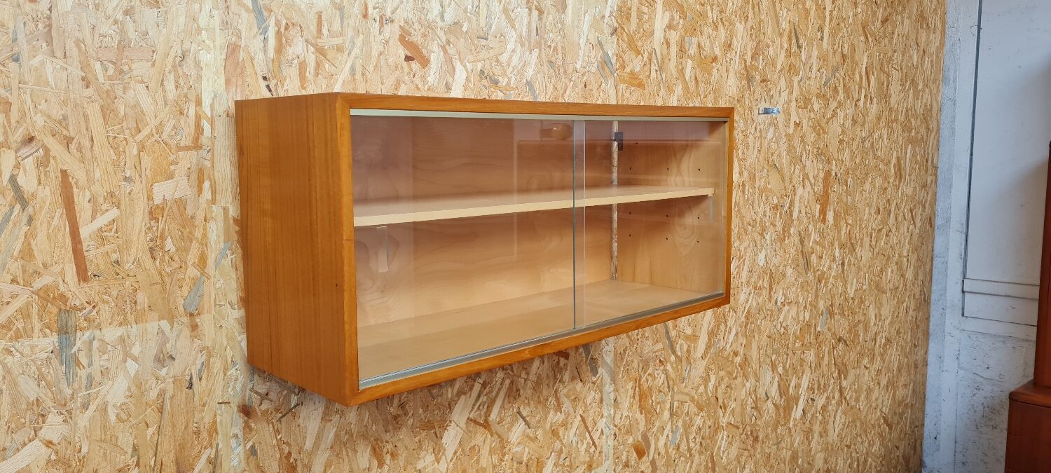 Scandinavian wall bookcase 1950