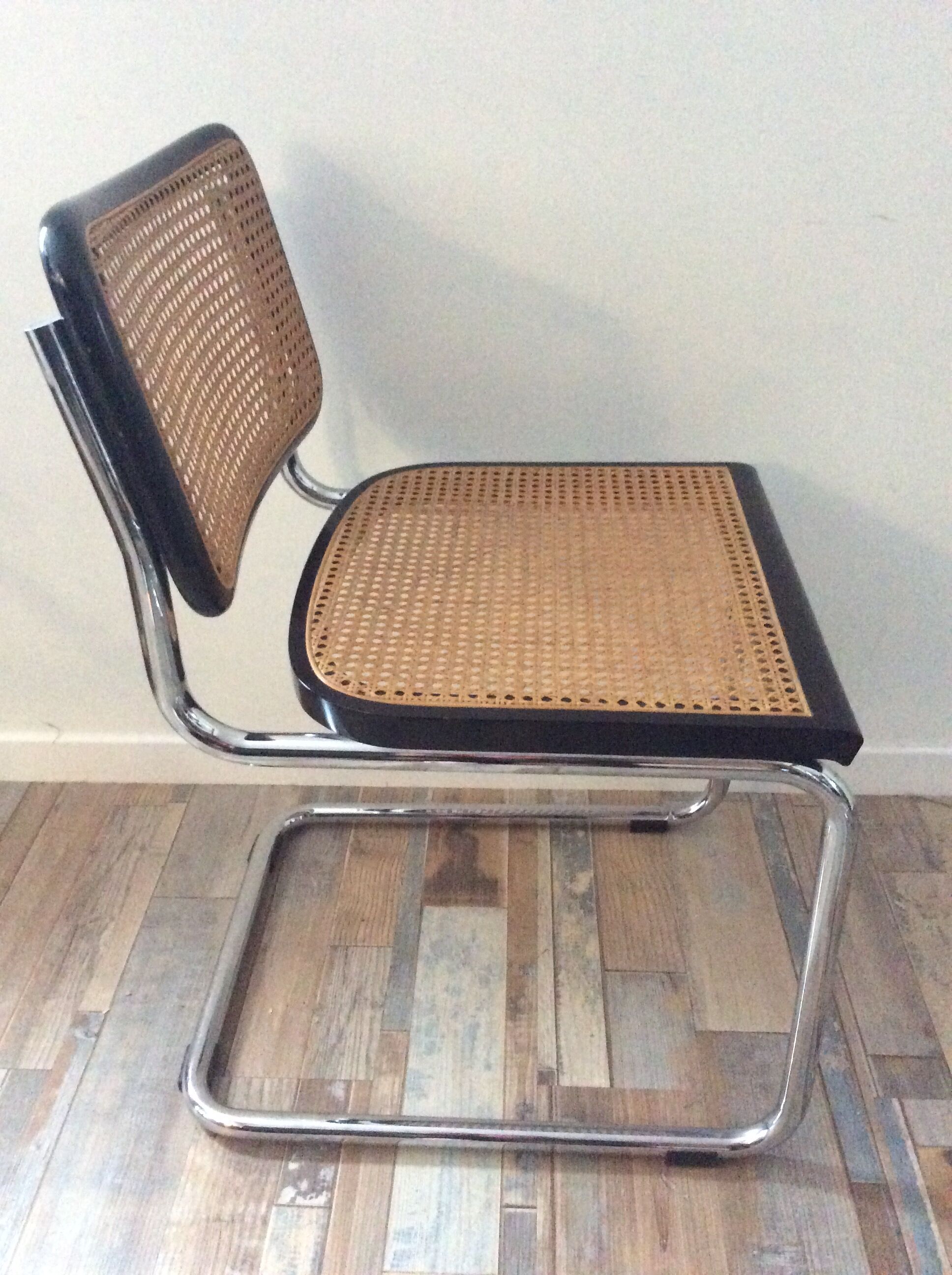 Lot of 2 chairs Marcel Breuer Cesca B32