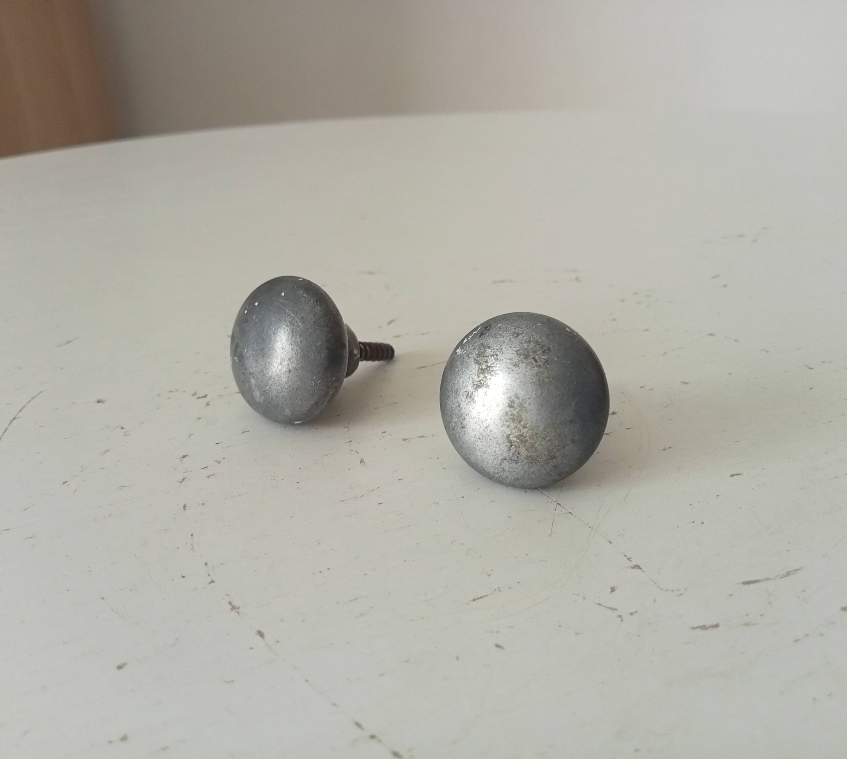 Pair of antique furniture knob handles