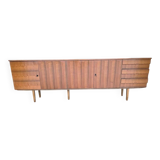 Vintage XL wooden buffet / buffet / long furniture