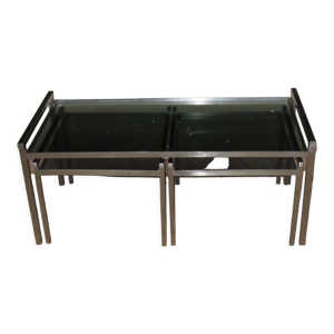 Table basse et bout canape en metal