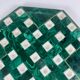 Octagonal malachite solitaire game, 1950/70