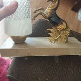 Horse lamp light in regule