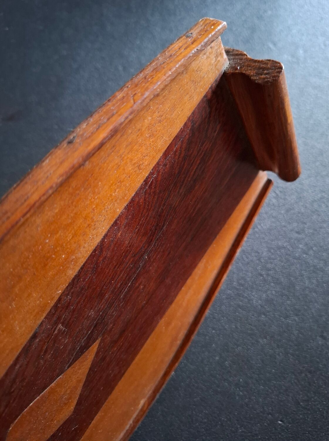 Vintage Art Deco wooden tray