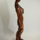 Saddle statue of macif/vintage wooden woman