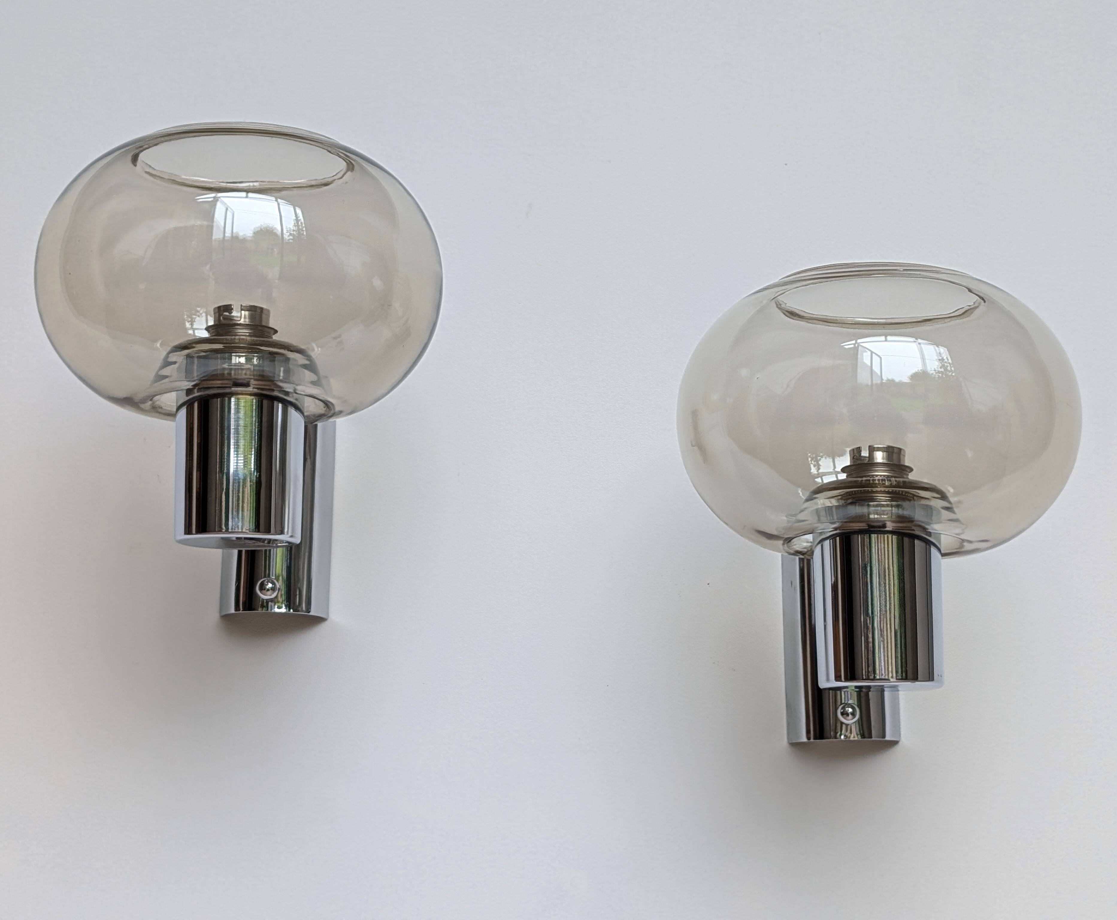 Pair of Sciolari wall lights