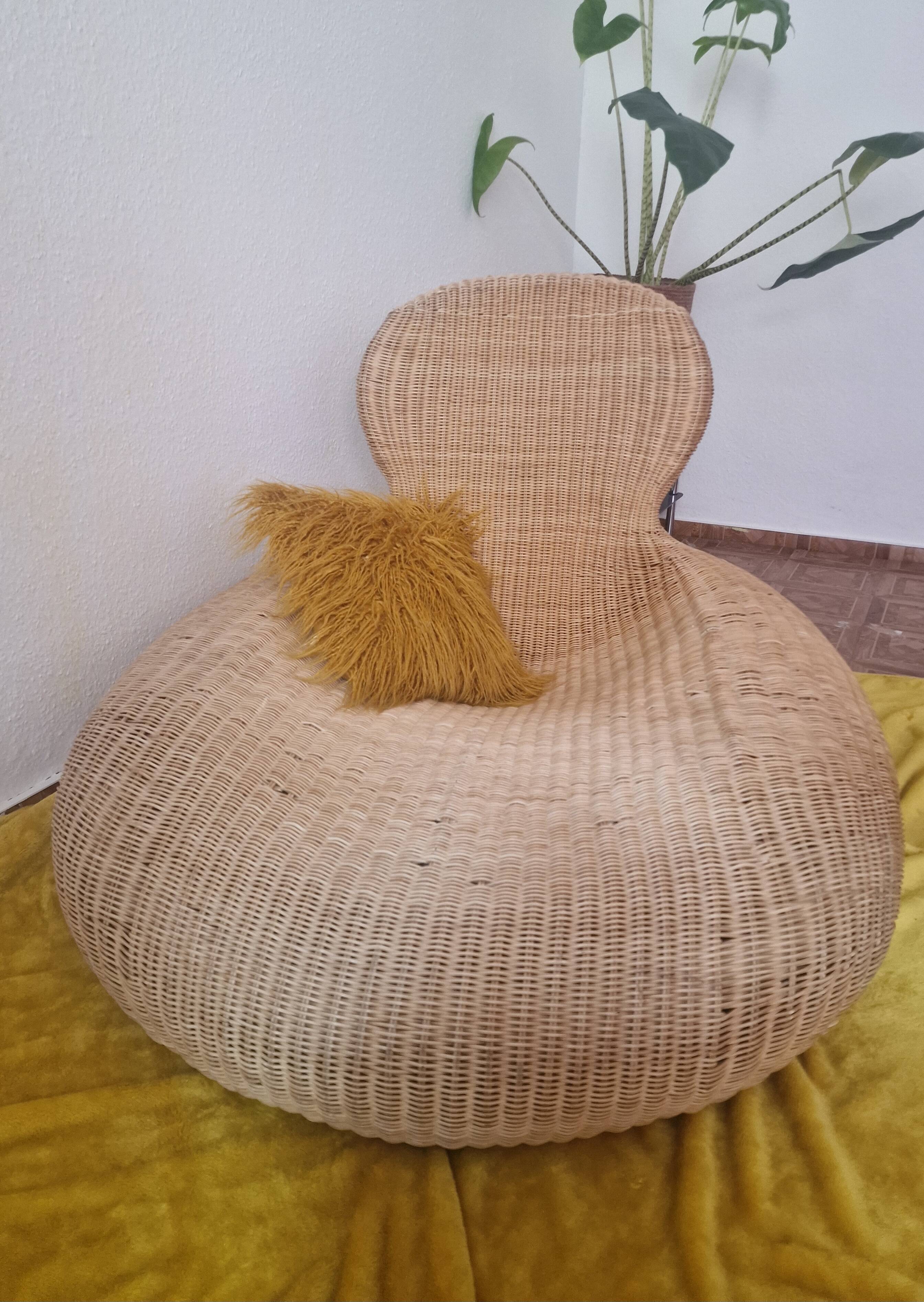 IKEA “Storvik” Rattan Lounge Chair – Carl Öjerstam, 2001 – Scandinavian Design
