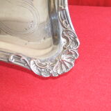 Louis XV-style silver metal platter