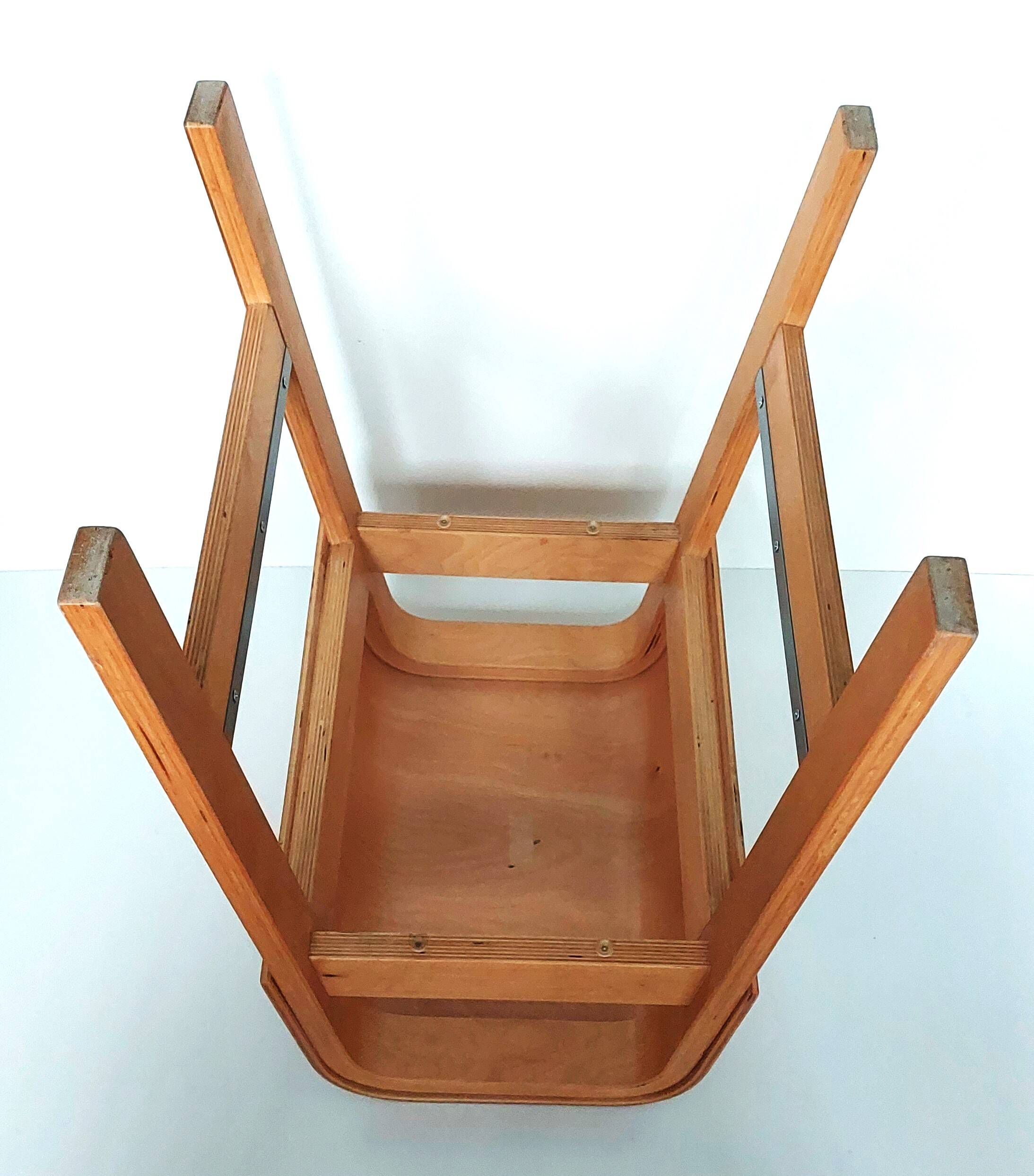 Vintage plywood stool 'Salve' by Ehlen Johansson for IKEA 2002