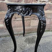 Middle table living room console 1900 neo louis xv in blackened wood napoleon iii