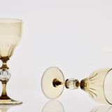 Calici in glass smoked from Cenedese Murano