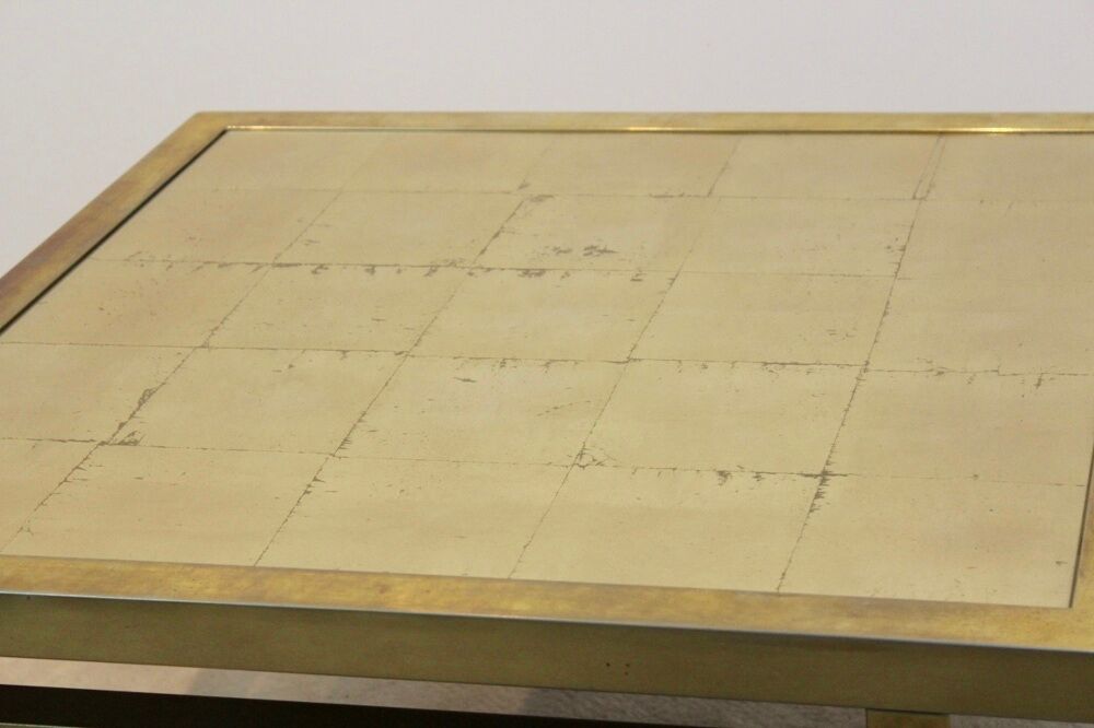 Table low gold etched