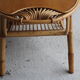 Table basse rotin années 60