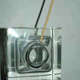 Art-deco crystal czech inkwell