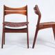 Teak Dining Chairs by Erik Buch for Christiansen Møbelfabrik, 1960s, Set of 4