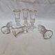 6 liqueur glasses
