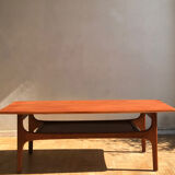 Teak coffee table, Scandinavian design from the 1960s