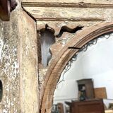 Patinated locker room