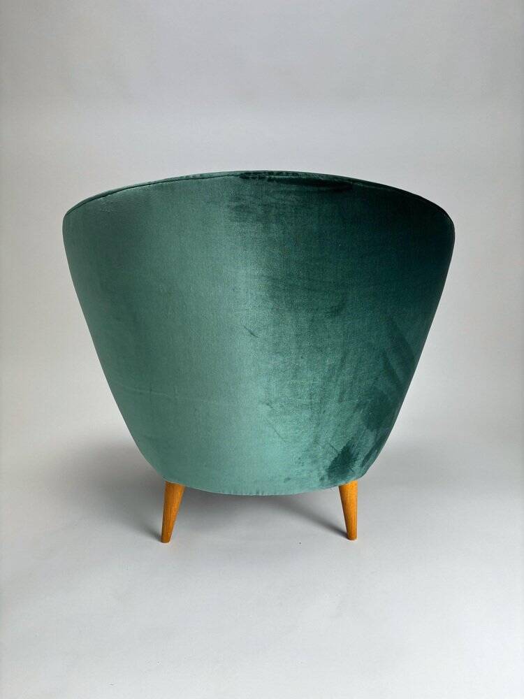 Paire de fauteuils dans le style de Federico Munari, Italie années 50