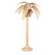 "Banana" rattan floor lamp
