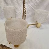 Perplex chandelier, 3 lights from 1970