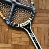 Vintage wooden tennis racket Montana Promotion
