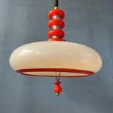 Lampe à suspension rouge