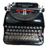 Smith first portable model 35 black typewriter usa 1937