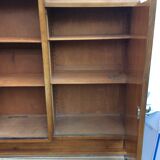 Period ART DECO 1925 Walnut wardrobe and magnifying glass d orme