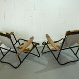 Pair of armchairs Safary chair 1950