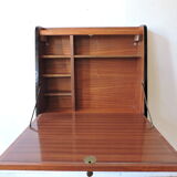 Teak wall-mounted secretary from the 50s / 60s