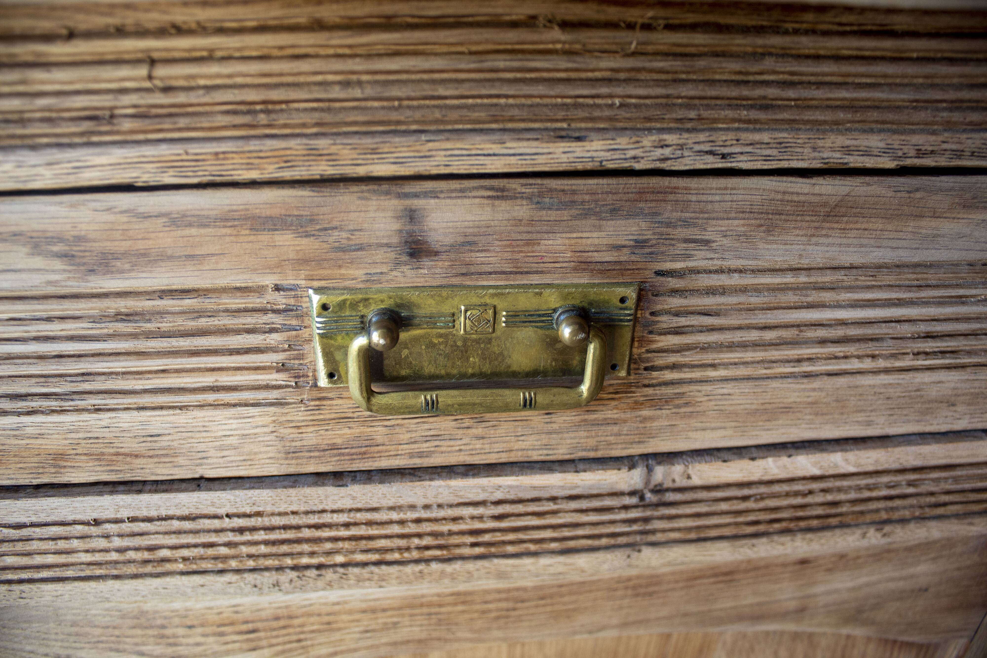 Vintage oak grand buffet