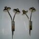 Pair of Lunel wall lights from the 1950s.