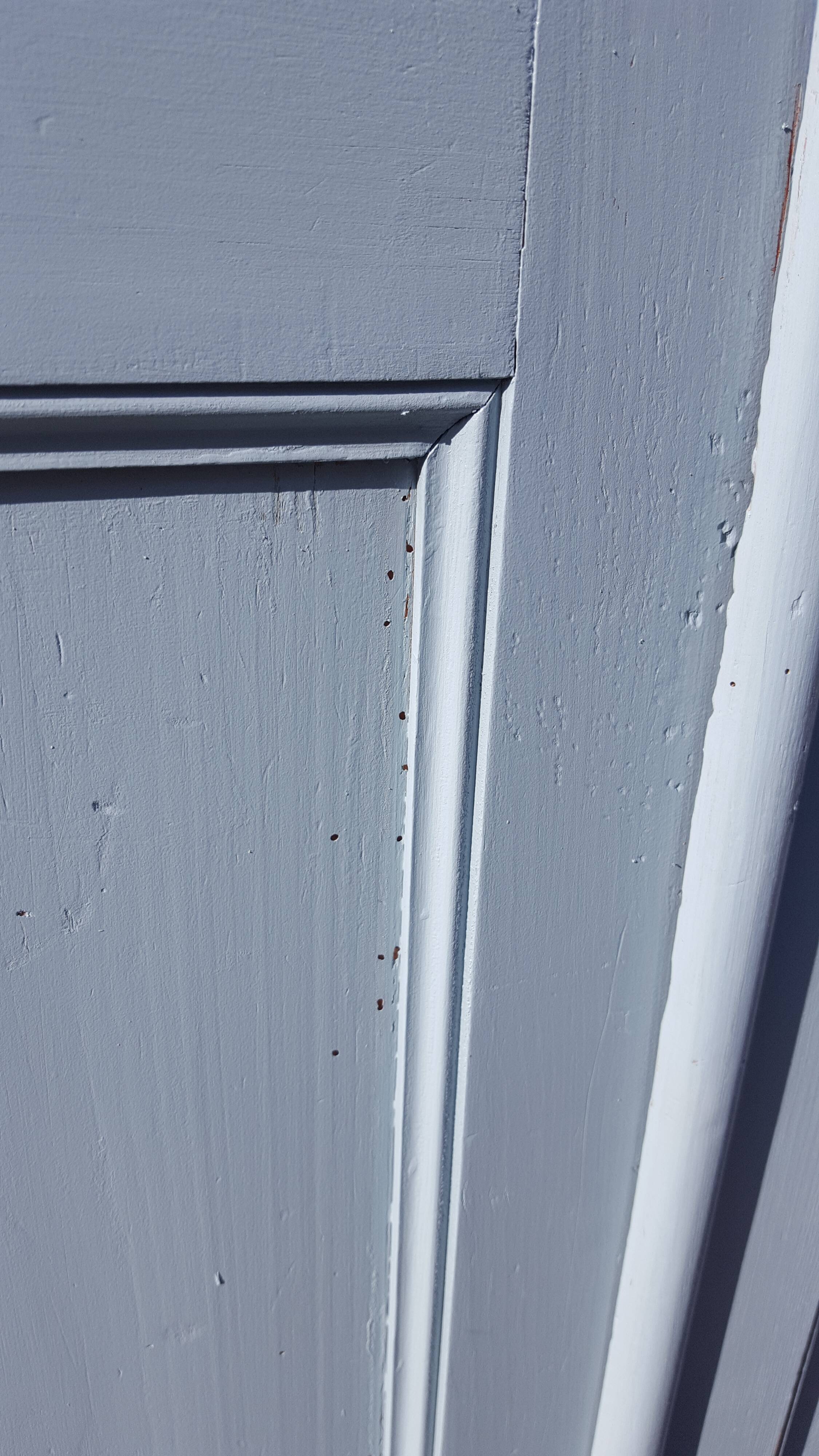 Grey blue Parisian wardrobe