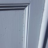 Grey blue Parisian wardrobe