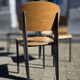 Set of 6 Métropole chairs no. 305 numbered by Jean Prouvé.