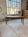 Table de ferme chêne 1950 pieds fuseaux